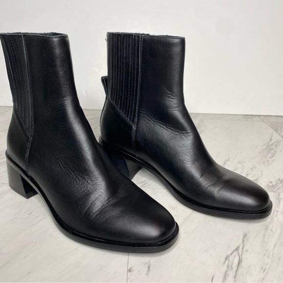 Dolce Vita Linny Black Leather Bootie 7 1/2 - Picture 9 of 14